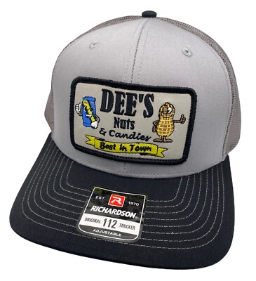Dee s Nuts & Candies Throwback Patch Richardson 112 Trucker Hat Cap Snapback