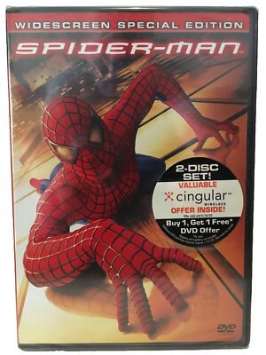 Spider-Man (DVD, 2002, 2-Disc Set) Widescreen Special Edition Extras New Sealed