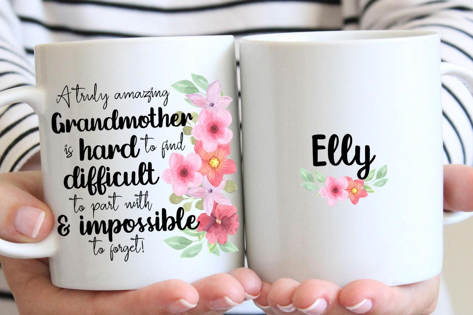 Personalized Grandmother Gift Grandmother Mug Truly Amazing Grandmother Thank