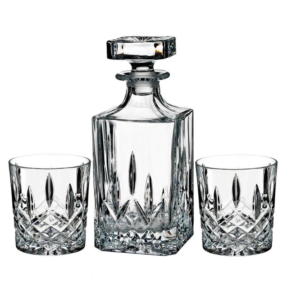 Marquis By Waterford Markham Crystalline Decanter DOF Set
