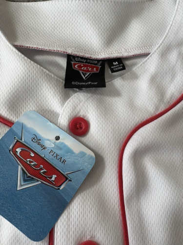 Disney Pixar Cars Lightning McQueen Jersey Size Medium - Picture 3 of 12