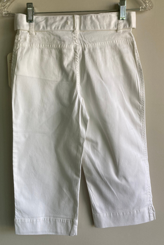 No Boundaries NoBo girls stretch White sateen capri pants size 10 - Picture 4 of 9
