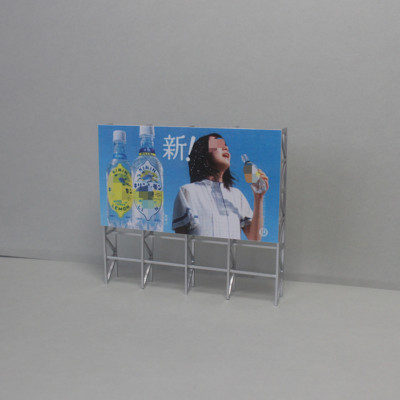 1:64 Diorama Japanese Billboard Model City Street Garage Scene Model Accessories
