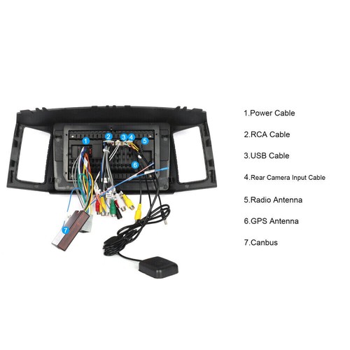 Apple Carplay Autoradio Stereo Navi Android 13 für 2004-2007 Jeep Grand Cherokee - Bild 6 von 25