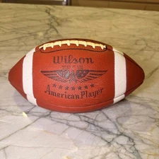 Vintage Wilson American Player Official Leather Football official size