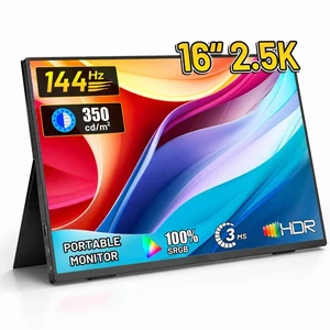 Aukson E41D Moniteur Portatile 16" QHD 2,5K IPS USB-C Mini-HDMI VESA