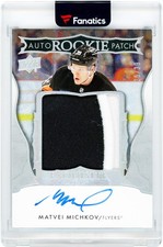 Matvei Michkov Flyers Signed 2024-25 Upper Deck The Cup #EC-MM 25/39 Rookie Card