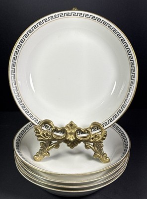 Antique Tressemann & Vogt T&V Limoges  LIM39  Greek 5  Fruit Dessert Bowls 5 HTF