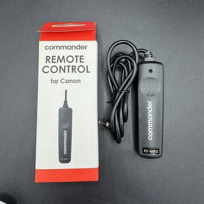 COMMANDER RS-60E3 2.5 Jack Remote Control For Canon Camera NEW