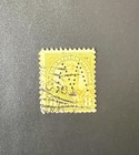 US Perfin Stamp 1920s American Steel & Wire Company Grand  — photo 2