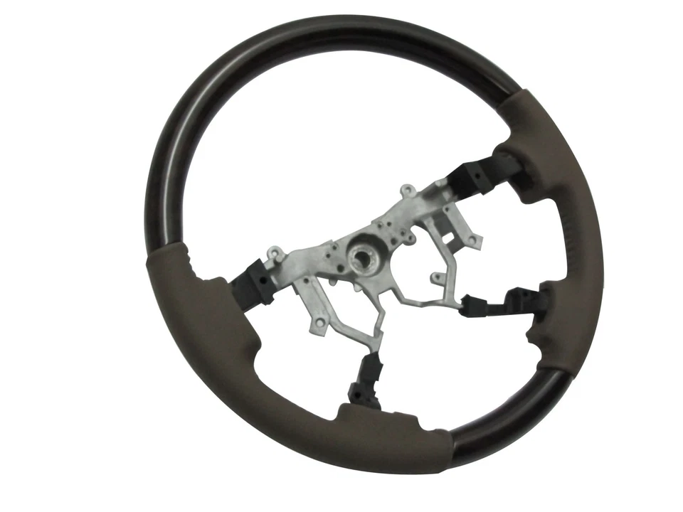 LX570 2008-2014 STEERING WHEEL OE WALNUT WOOD BEIGE for LEXUS - image 3 of 4