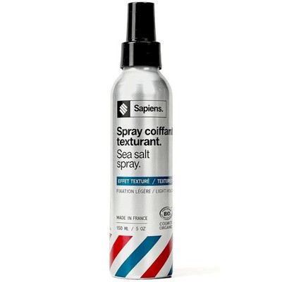 Sapiens Sea Salt Spray Herren - Bio Salzwasserspray Haare für Textur &