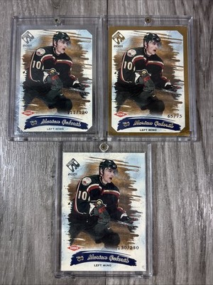 Set Of 3 - 2000-01 Pacific Private Stock Marian Gaborik RC #125 Silver, Gold