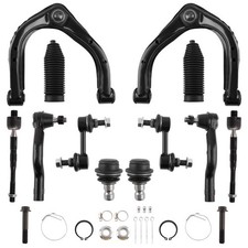 12pc Front Upper Control Arm + Sway Bar Tie Rod Fit For INFINITI QX56 2004 - 201