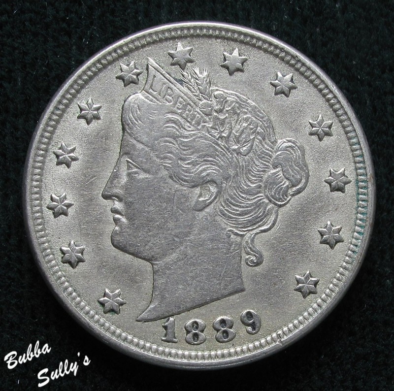 1889 Liberty Head 'V' Nickel XF Details