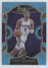2020 Panini Select Concourse Light Blue Prizm 44/299 Tyrese Haliburton #72 0m0g