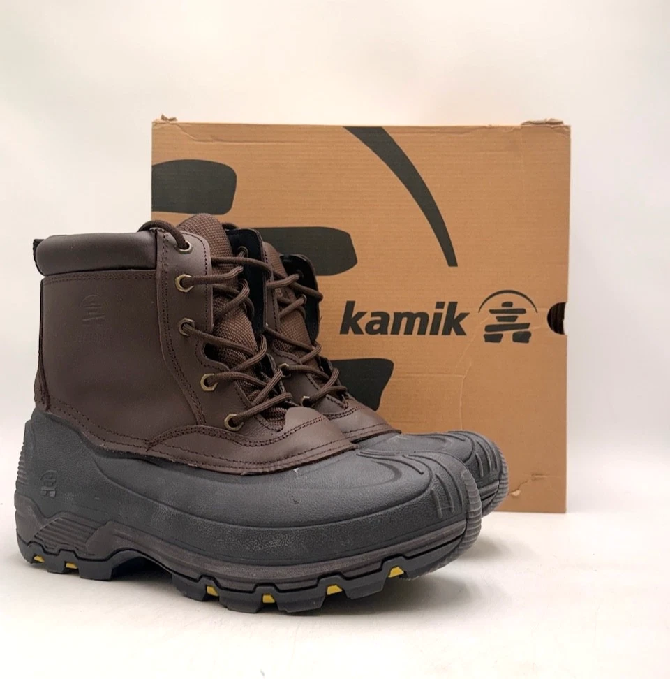 Kamik HAWKSBAY Men's NEW Boots Brown Multiple Sizes