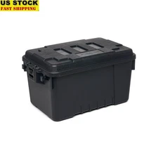Durable Lockable Storage Trunk Tools Camping Gear Organizer Heavy-Duty Box New