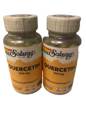 Solaray Quercetin 500mg Bioflavonoid Support 90 VegCaps Supplement Exp 11/27