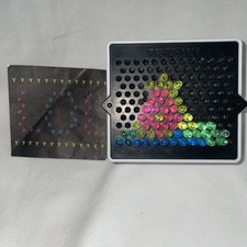 Mini Lite Brite W/ 56 Pegs 3.25 X 2 X 3" WORKS