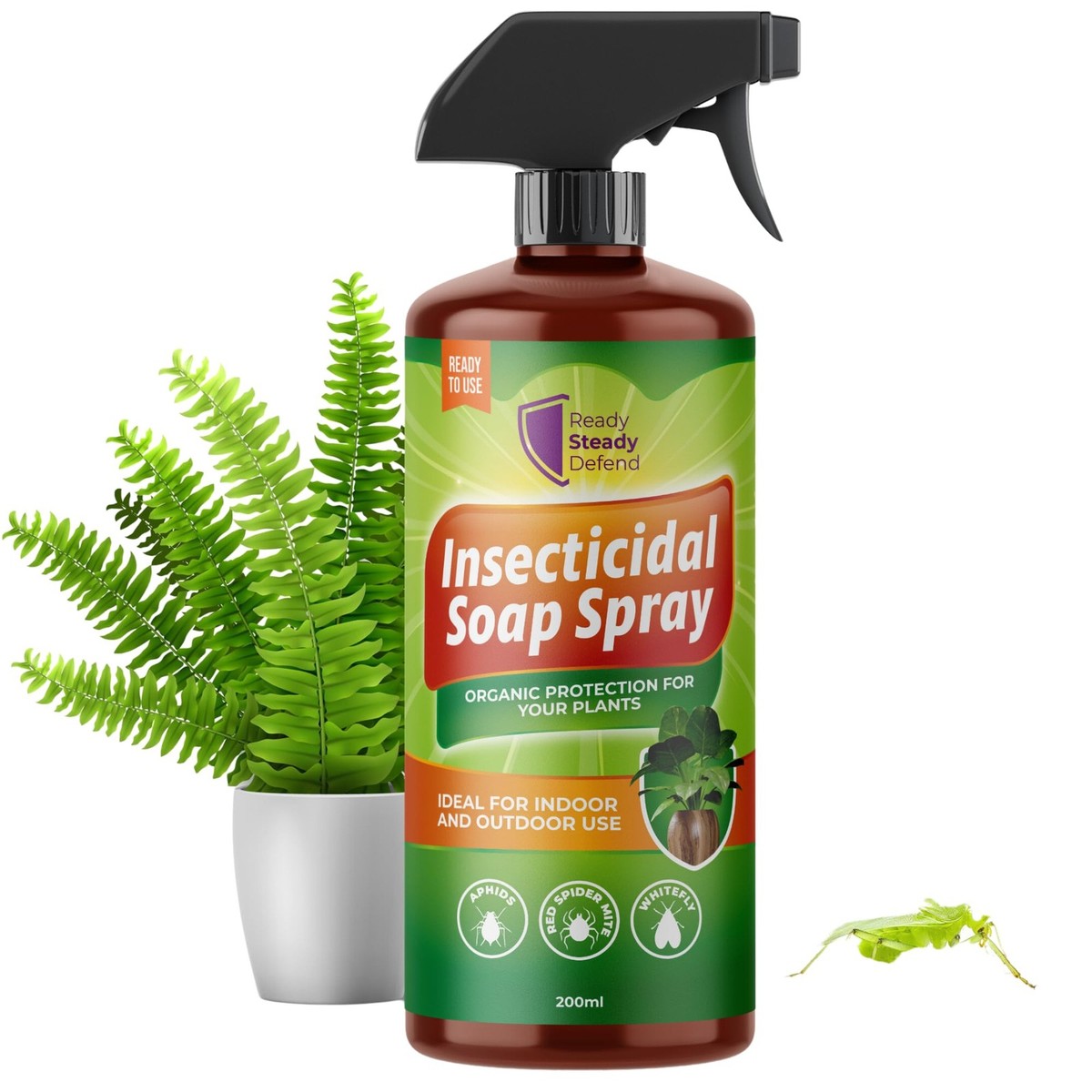 Insecticidal Soap Spray for Plants 200ml  Natural Pest Control for Indoor  & ... | eBay UK
