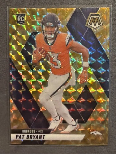 2025 Panini Mosaic - Rookies Pat Bryant #379 Reactive Yellow Mosaic Prizm (RC)