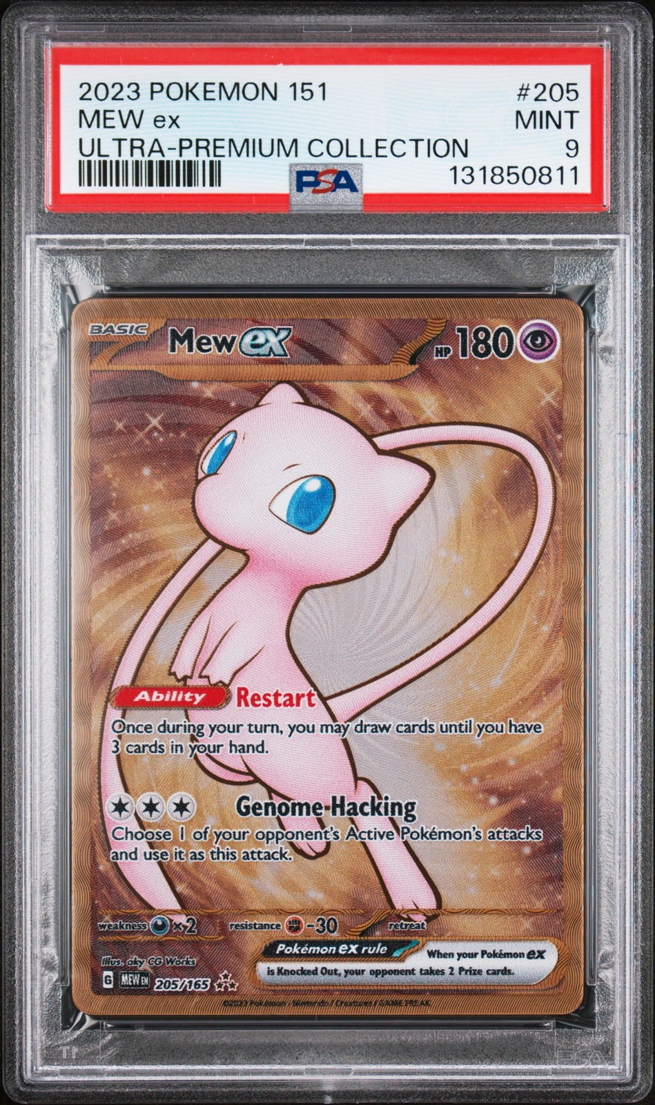 2023 POKEMON 151 ULTRA-PREMIUM COLLECTION #205 MEW EX PSA 9