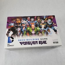 DC Deck Forever Evil Building Game Missing Coin board Opened Used