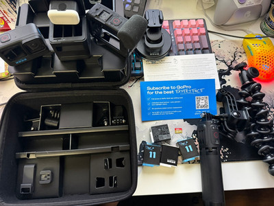 GoPro HERO11 Black Creator Edition 5.7K UHD Action Camera Accessories Bundle