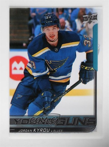 2018-19 Upper Deck Young Guns Clear Cut Jordan Kyrou #241 ld6 - Picture 1 of 3
