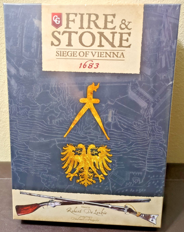 Fire & Stone: Siege of Vienna 1683 Board Game NEW Sealed Capstone Games 2-Player