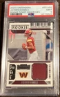 2024 Panini Contenders Jayden Daniels Rookie Ticket Swatches PSA 9 Commanders!