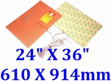 Manta Calefactora Goma Silicona 24" X 36" 610 X914mm 2160W Thermister Fábrica