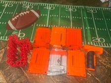 Nerf N-Strike Elite Ammo Clip Replacement Magazines Lot of 6 Plus Extras Stock