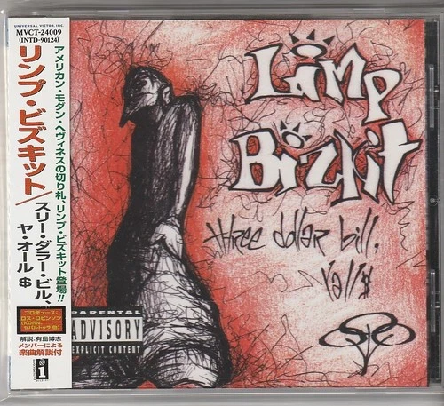 Limp Bizkit – Three Dollar Bill, Yall$ Japan CD w/obi MVCT-24009