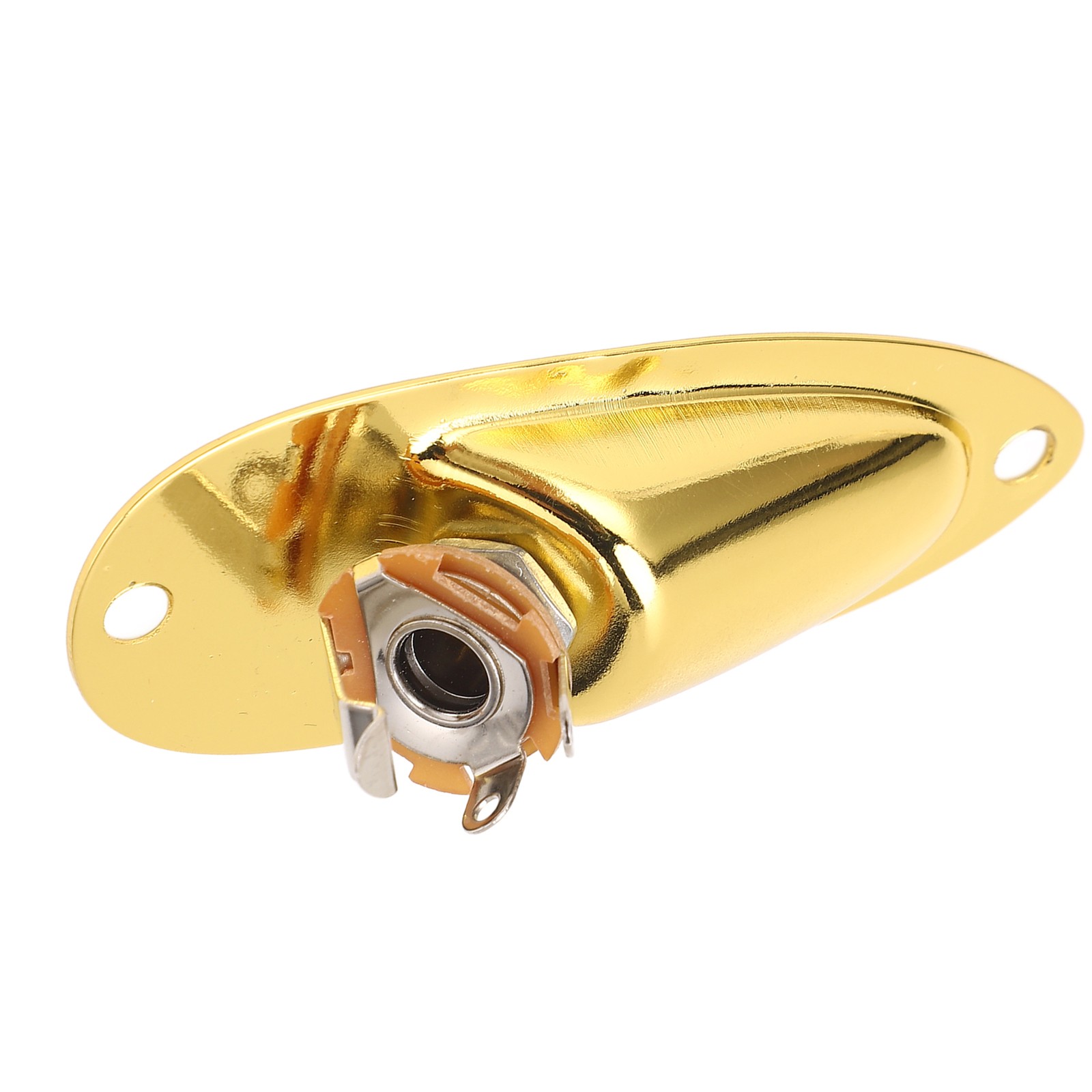 Guitar Input Jack Boat Style 6.35mm Metal Electric Guitar Input Output Socke HEN