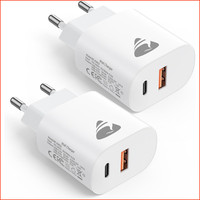 Usb C LadegeräT 20W 2Er Pack SchnellladegeräT FüR Iphone Ipad Samsung S23 S24