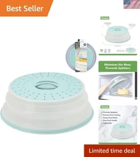 Multi-Purpose 10 Inch Microwave Cover - Collapsible, Dishwasher Safe, BPA-Free