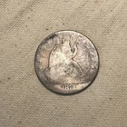 1872 Seated Liberty Half Dollar 50c Circulated #QA4082