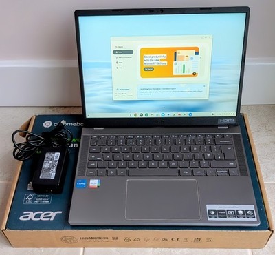 Acer Chromebook Plus 514 CB514-5H Laptop - Intel Core i5-1334U, 8GB, 256GB SSD