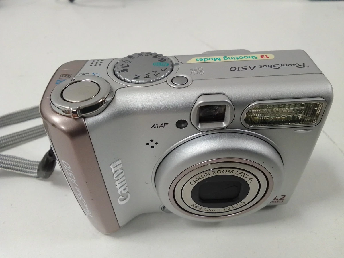 【動作確認済み】Canon PowerShot A510 PC1107 Preços baixos em Câmeras digitais Canon PowerShot A510 Resolução