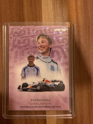 Liam Lawson 2025 Topps Eccelenza /50 Red Bull RC F1