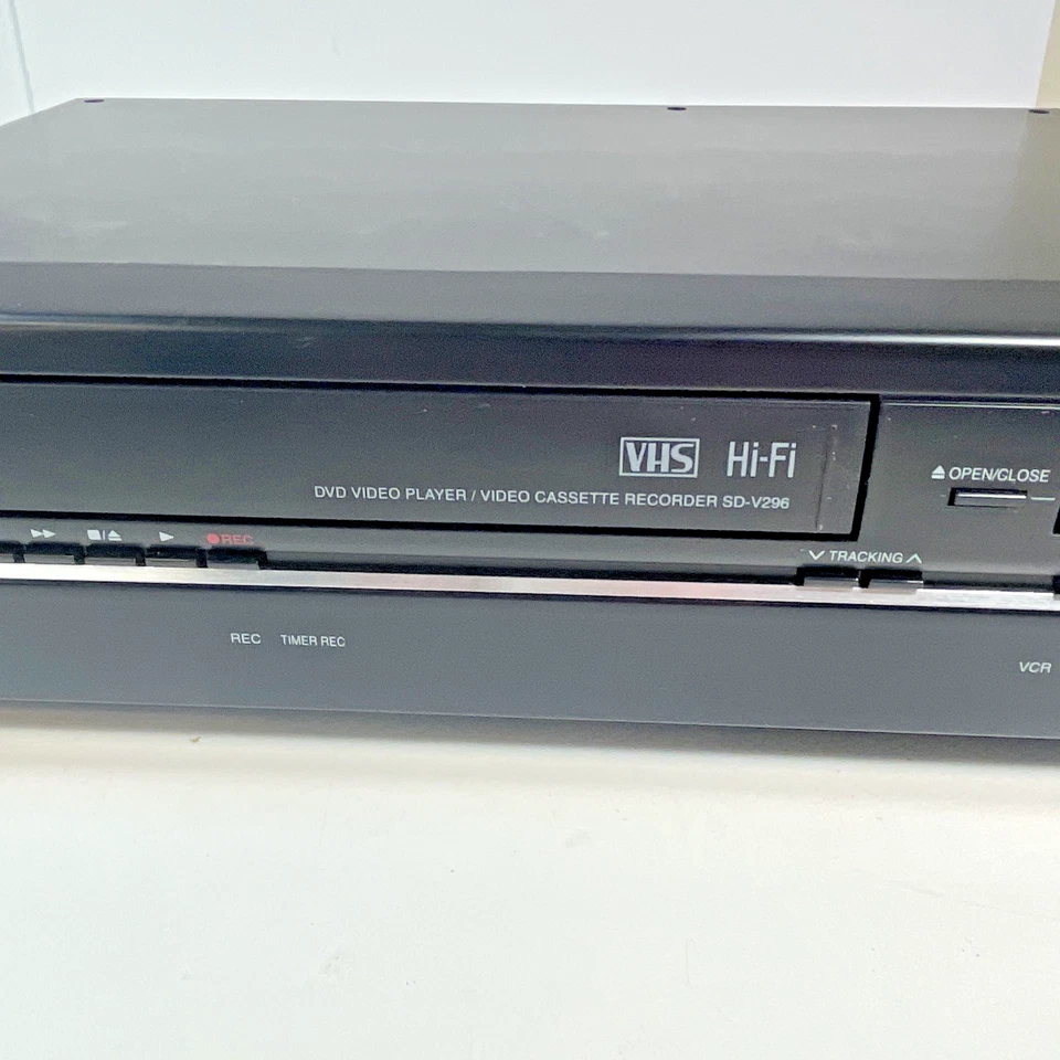 Toshiba DVD VCR player de vídeo SD-V296 VHS VCR combo - funciona sem controle remoto - Imagem 4 de 4