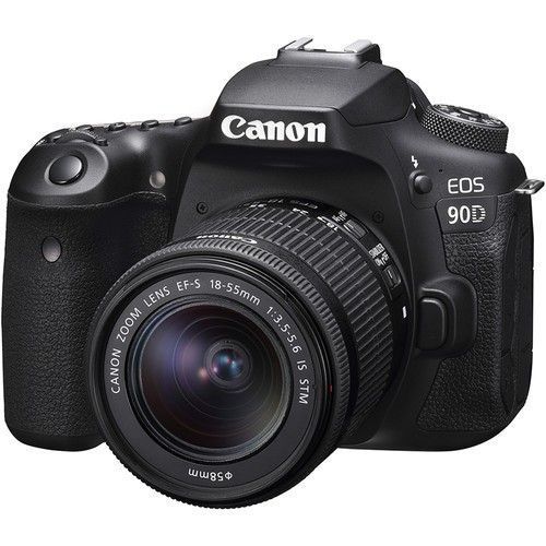 Canon EOS 90D 32.5MP Digital SLR Camera - Black (Kit with 18-55mm