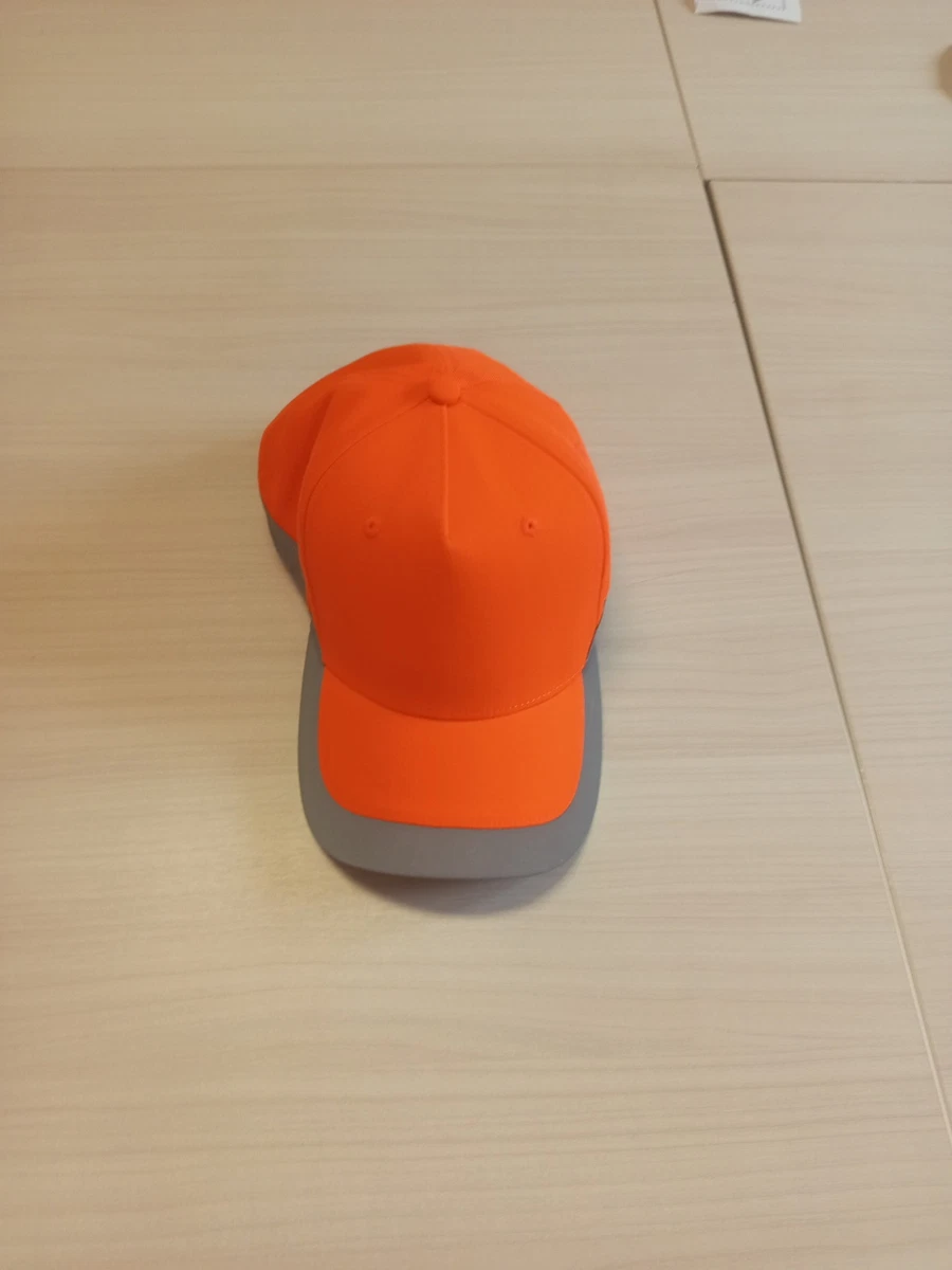 AYKRM Cappellino Da Baseball In Poliestere – Giallo/Arancione Fluo Con Dettagli Riflettenti – Regolabile E Lavabile