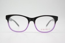 Esprit ET17480 Black Purple Oval Eyeglass Frame New