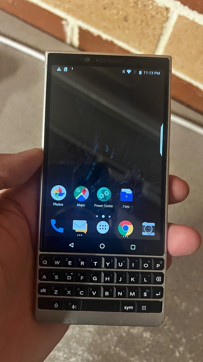 【最安値】Blackberry KEY2 シルバー 64GB BBF100-6 BlackBerry KEY2 BBF100-6 Dual SIM【Silver 64GB 海外版 SIM