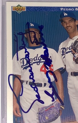 Pedro Martinez & Jesus signed 1992 Upper Deck Card Dodgers baseball beckett coa - Picture 6 of 8