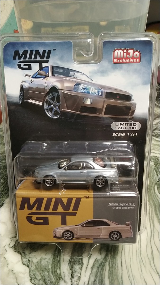 MINI GT 348 Chase Nissan Skyline GT-R M-Spec Silica Breath RHD | eBay
