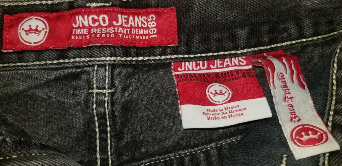 JNCO Jeans Boys Tribals Vintage 90s White Tiger RARE - Size JNCO Jeans Boys Tribals Vintage 90s White Tiger RARE - Size